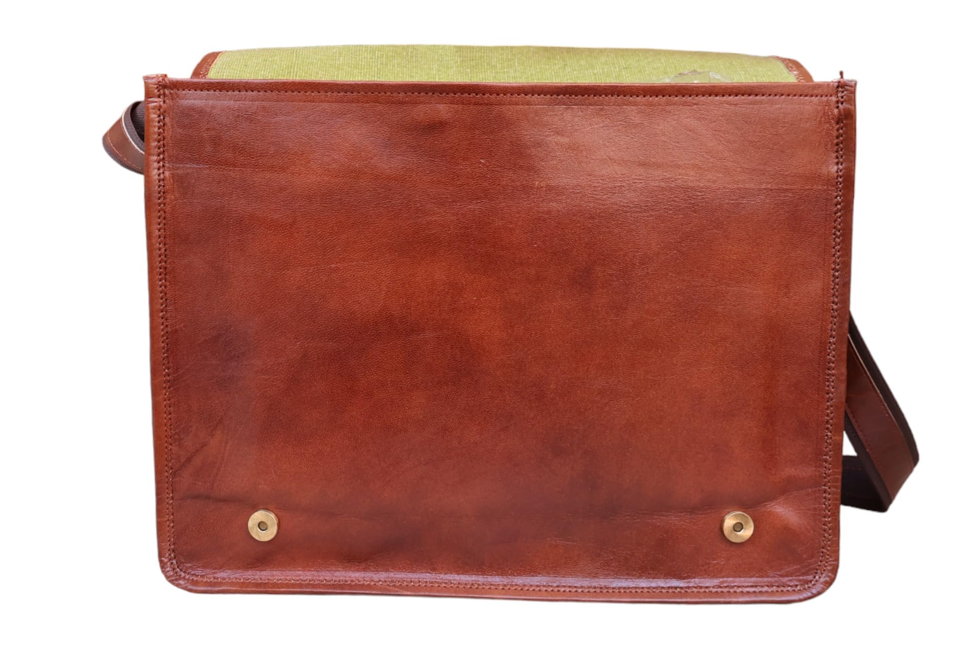 american blue sacoche besace en cuir sacoche ordinateur portable, cartable, sac à bandoulière véritable à bandoulière (16X12X4)