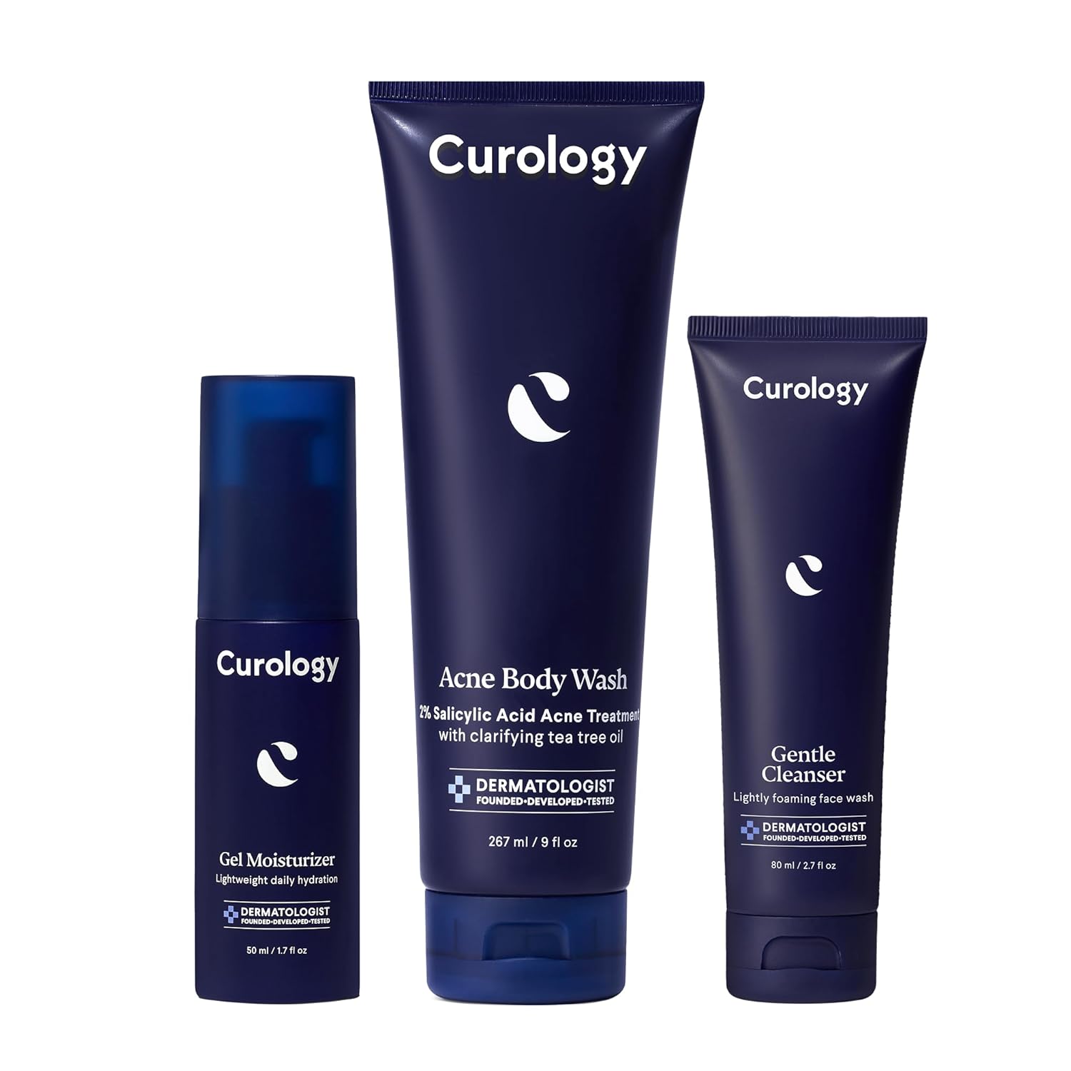 Curology Gentle Facial Cleanser, Lightly Foaming Face Wash, For Sensitive, Dry or Oily Skin Types, Hydrating Gel Texture, Fragrance Free Skin Care, 5 fl oz Curology Gentle Facial Cleanser, Lightly Foaming Face Wash, For Sensitive, Dry or Oily Skin Types, Hydrating Gel Texture, Fragrance Free Skin Care, 5 fl oz