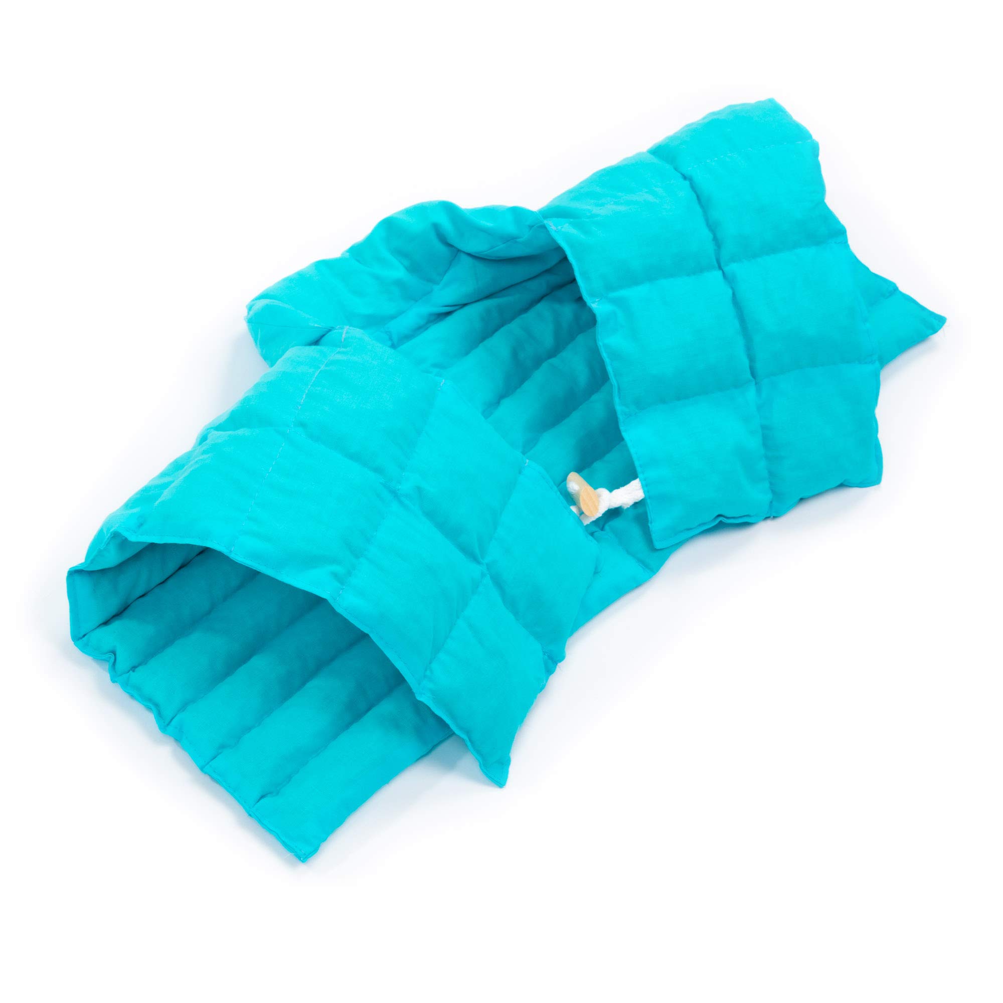 Cuscino Cilindrico Cervicale 40 X 15 CM Con 450 G Imbottitura di Piume