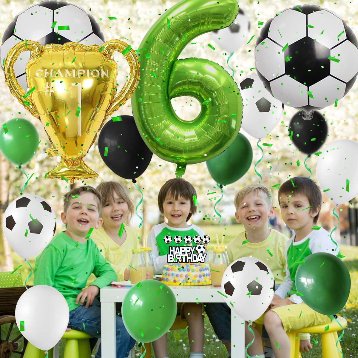 Ballon De Foot 6 Ans Anniversaire, 6 Ans Decoration ... - Rakuten