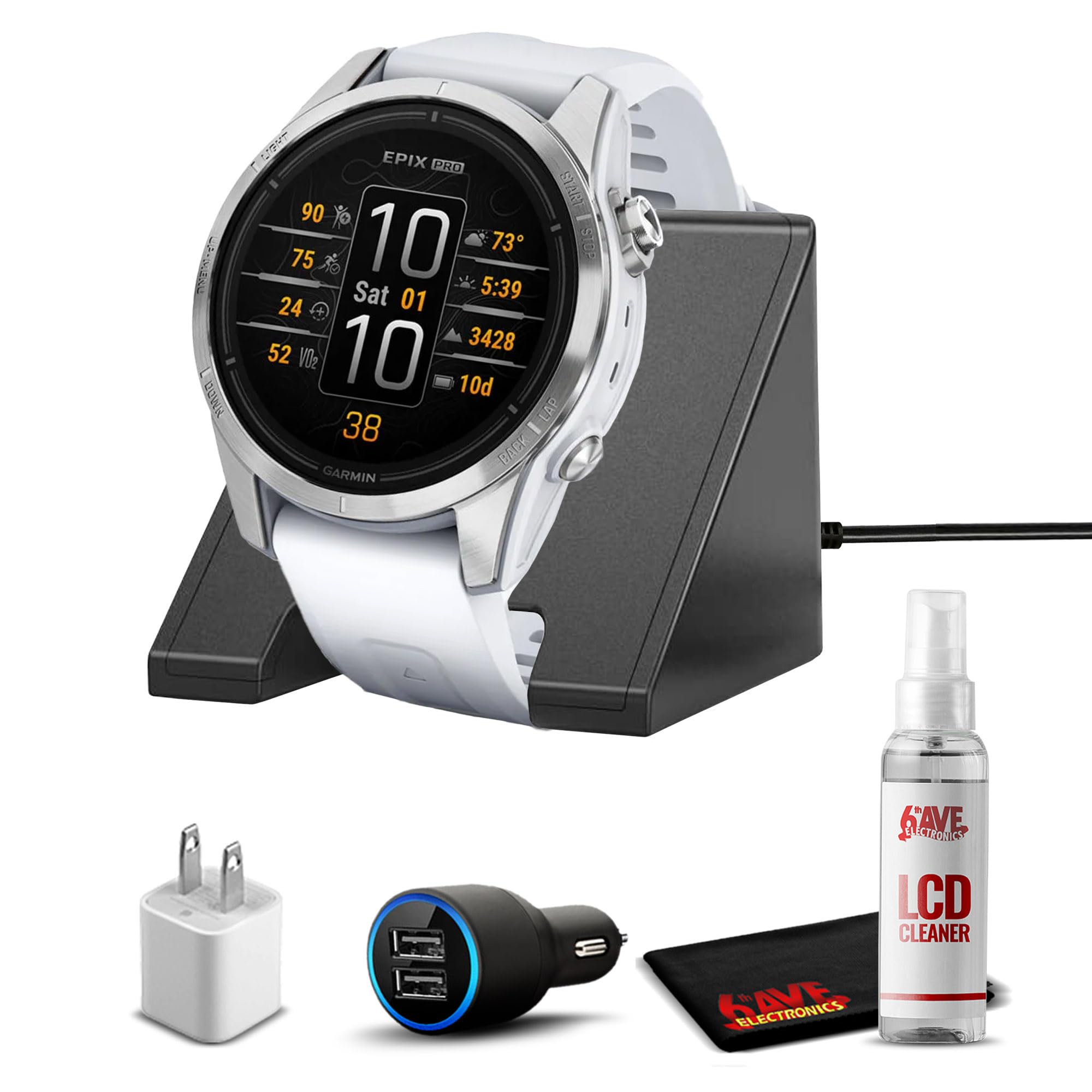 Amazon.co.jp: Garmin Epix Pro (Gen 2) 42mm ガラス ステンレス 