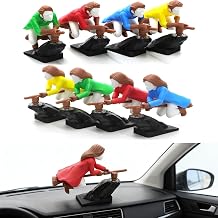QQP Wizard Broomstick Dashboard Drift Ornament, Motion Activated Flying Car Dashboard Decor, Mini Moving Fantasy Figure Interior Accessory Gift 8pc