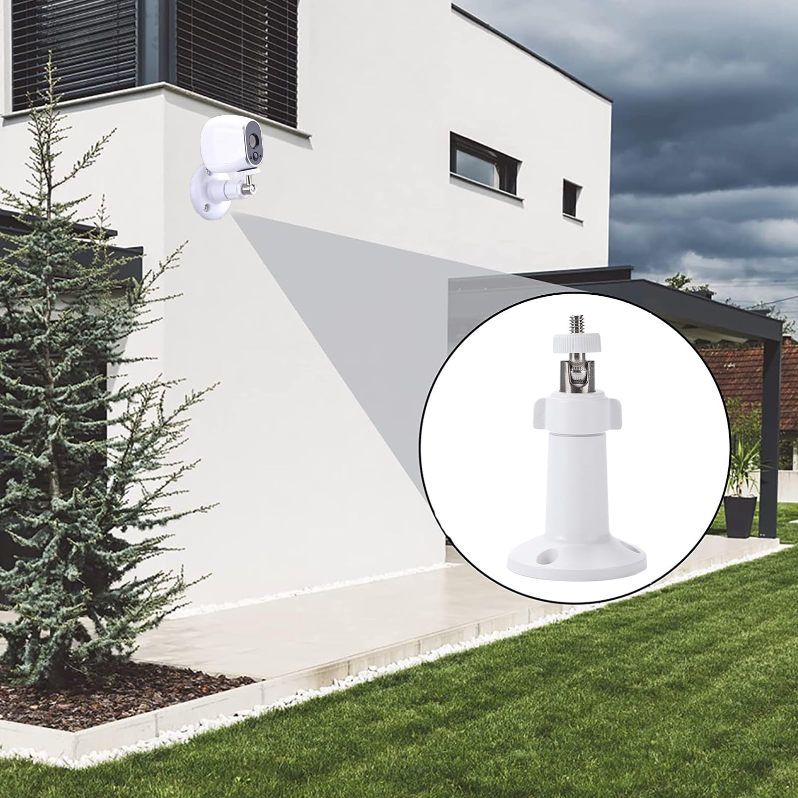 Support Mural Universel Pour Caméra De Sécurité, Surveillance Sans Poinçon, Support Pour Moniteurs Pour Bébé, Fixateur Auto-adhésif Sans Perçage