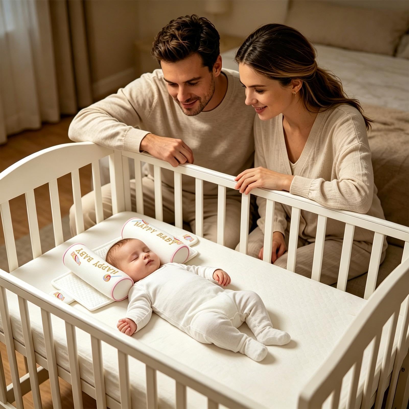 Cuscino Testa Piatta,Traspirante Ergonomico Portatile | Cuscino Bambini Prevenzione Testa Piatta,Riposo E Comfort Casa Viaggio Passeggino Camera Da Ospedale