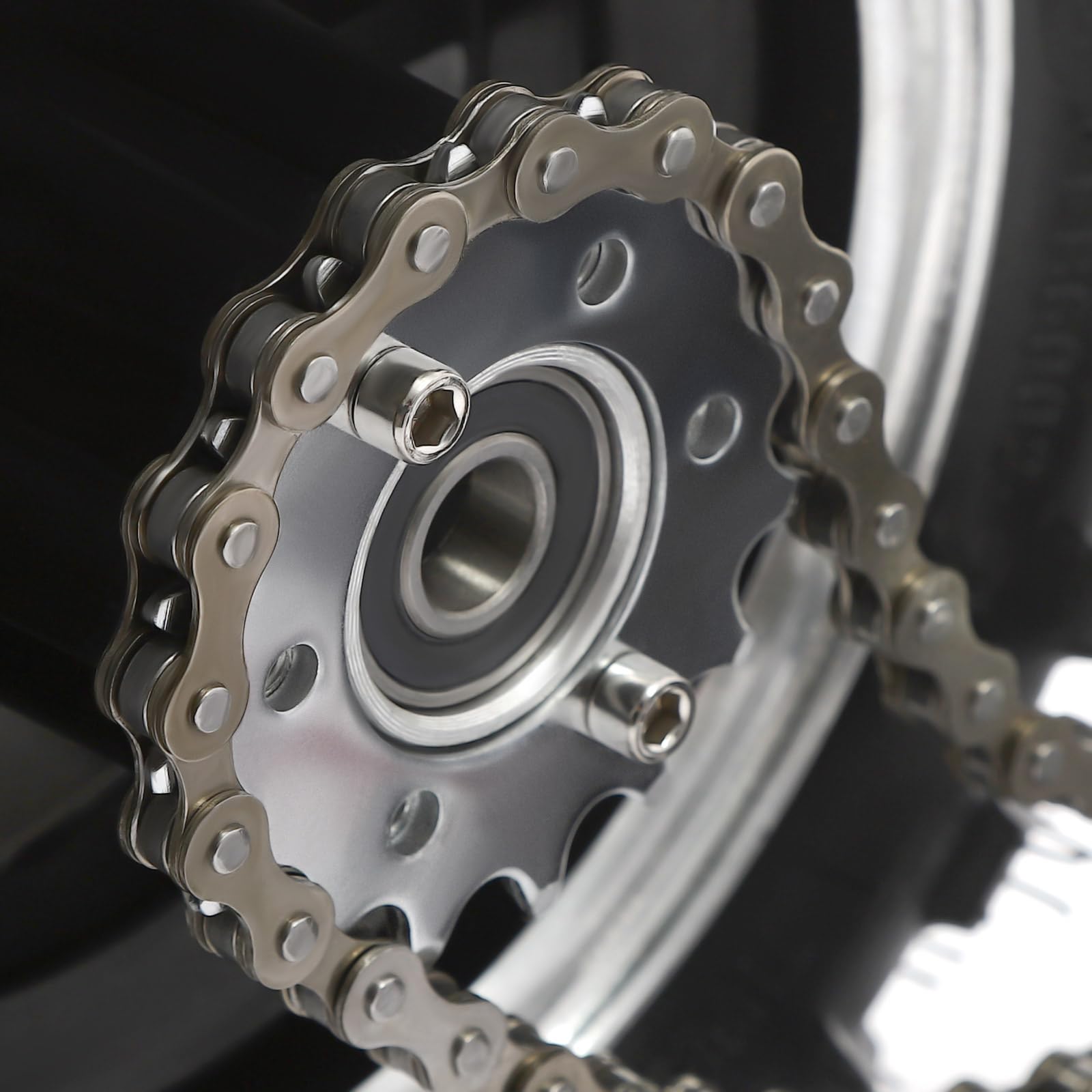 Set di ruote doppie, set di ruote con luci di controllo della batteria e interruttore a pulsante, motore Drive Air Wheel Conversion Kit per scooter elettrico e scooter da spiaggia, leva del