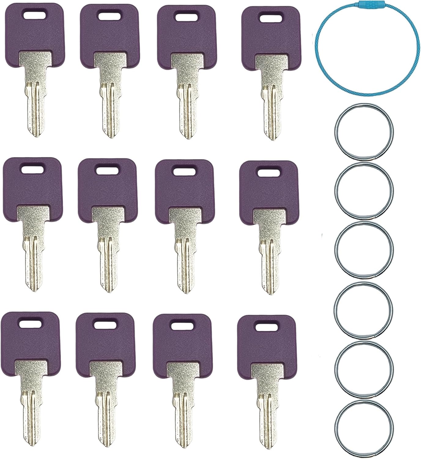 12PCS Blank Keys,G301-G390 RV Keys for Global Link RV Trailer Camper, Motorhomes Trailers Hauler Travel Trailers