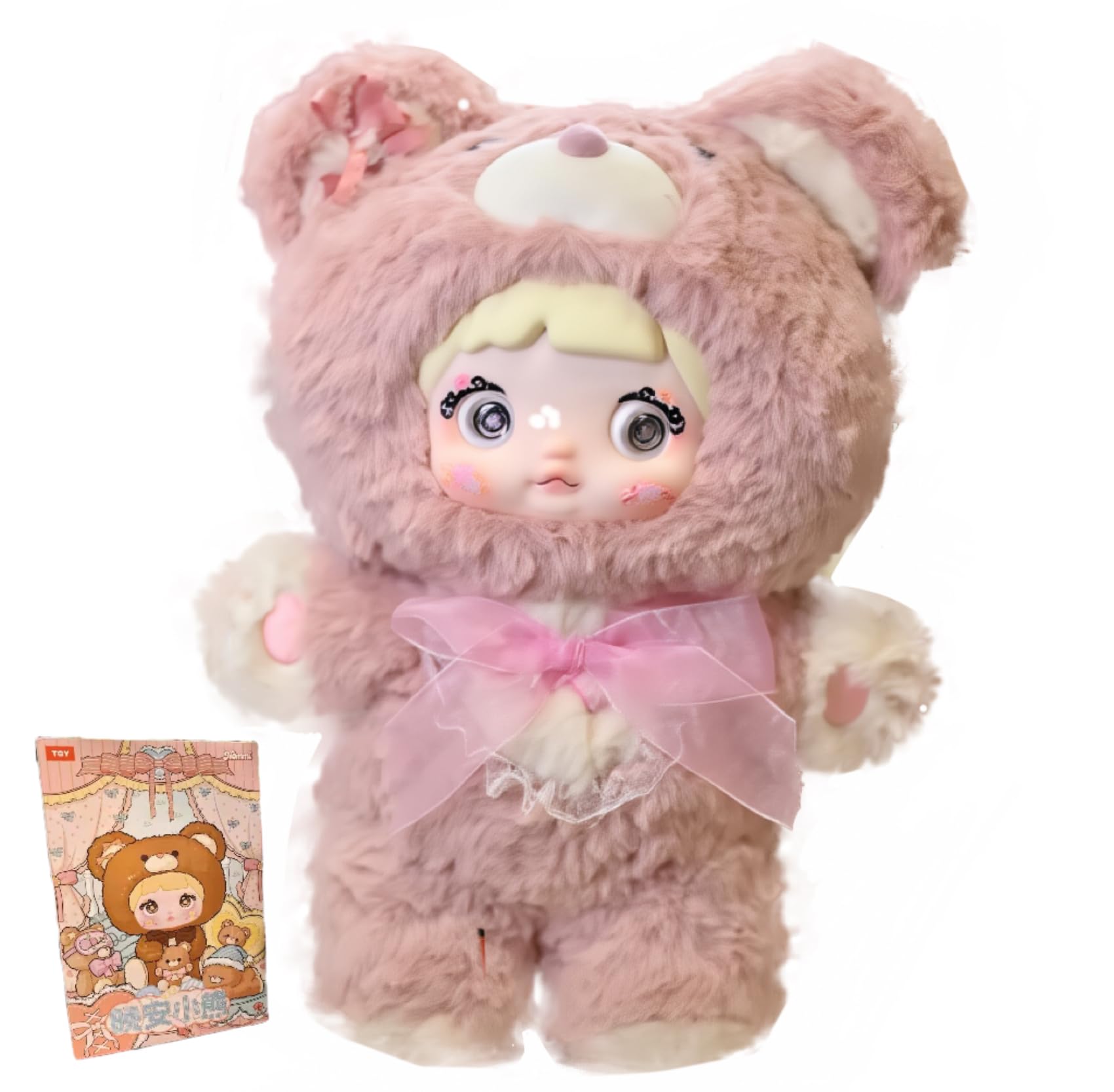 晚安小熊　编织　ぬいぐるみ　Nommiちゃん ノミちゃん 400% 赤 晚安小熊 编织 ぬいぐるみ Nommiちゃん ノミちゃん 400% 赤