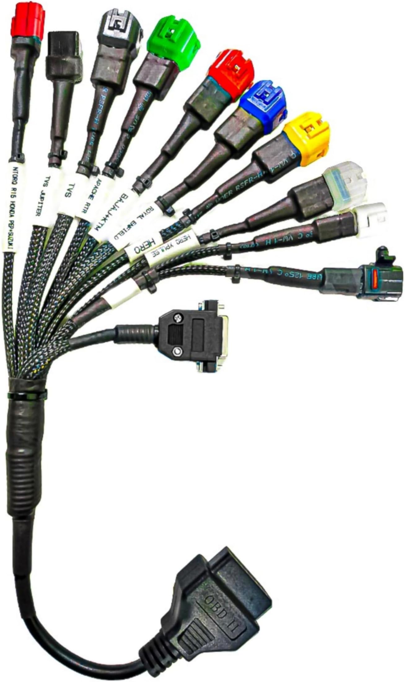 DANLITE TOOLS TECHNICIAN New Version BS6-BS7 Bike Scanning Cable 11 Coplar for Fastest Connectivity Best Wire Quality Unbreakable Cable