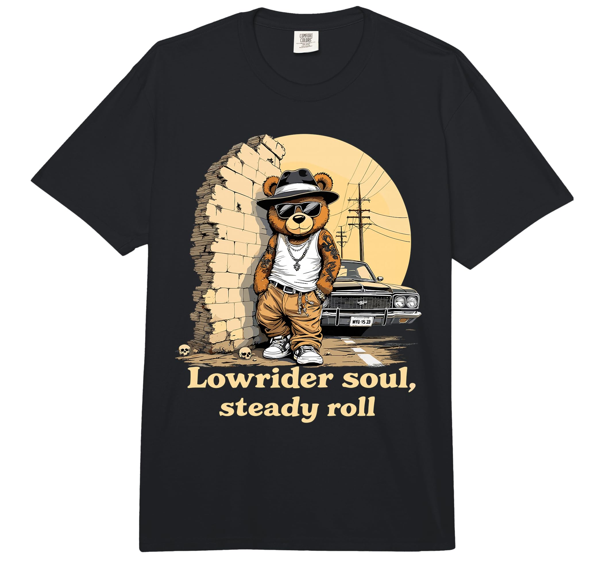 Lowrider Soul, Steady roll Comfort Colors Adult Heavyweight T-Shirt