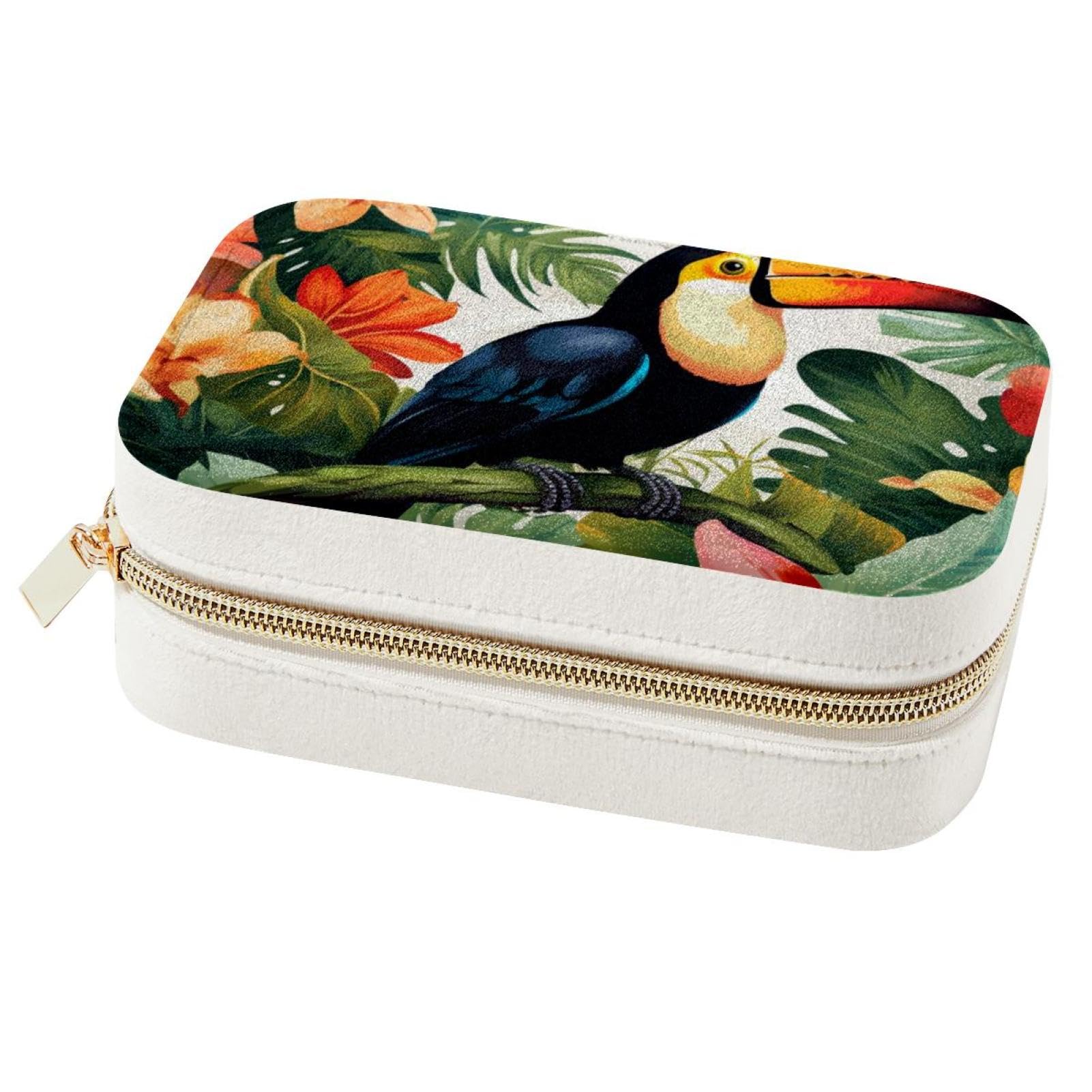 Boîte à bijoux toucan pour sublimer votre coiffeuse et organiser vos parures