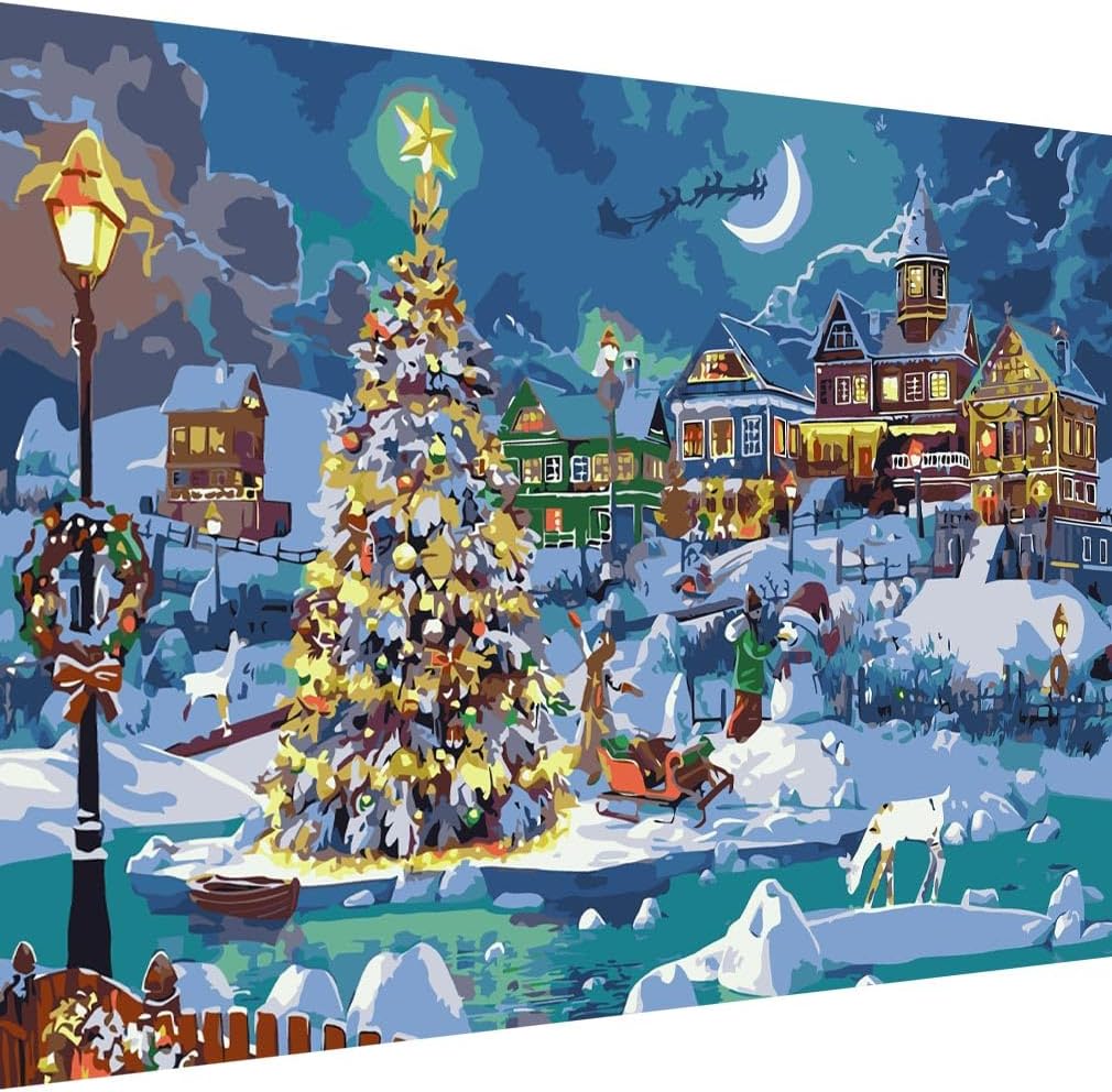 pchmcu Painting by Numbers Kit for Adults,DIY Large