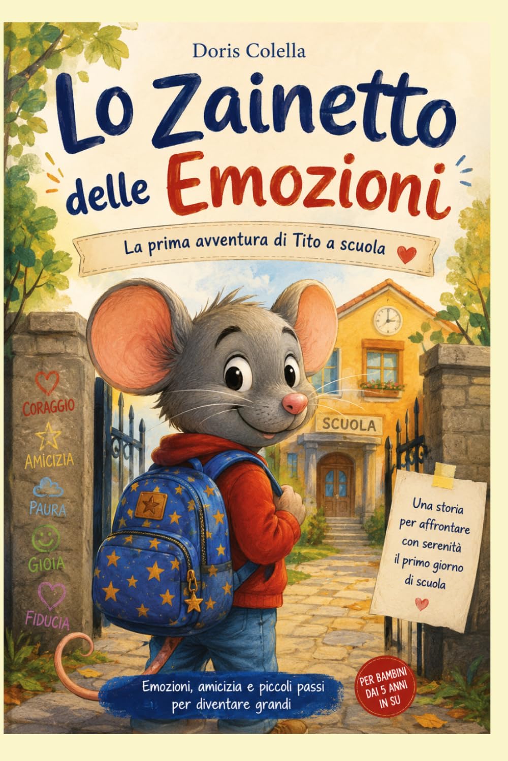 LO ZAINETTO DELLE EMOZIONI: La prima avventura di Tito a scuola Una storia dolce e rassicurante per accompagnare i bambini verso il primo giorno di ... affrontare emozioni, paure e nuove amicizie.