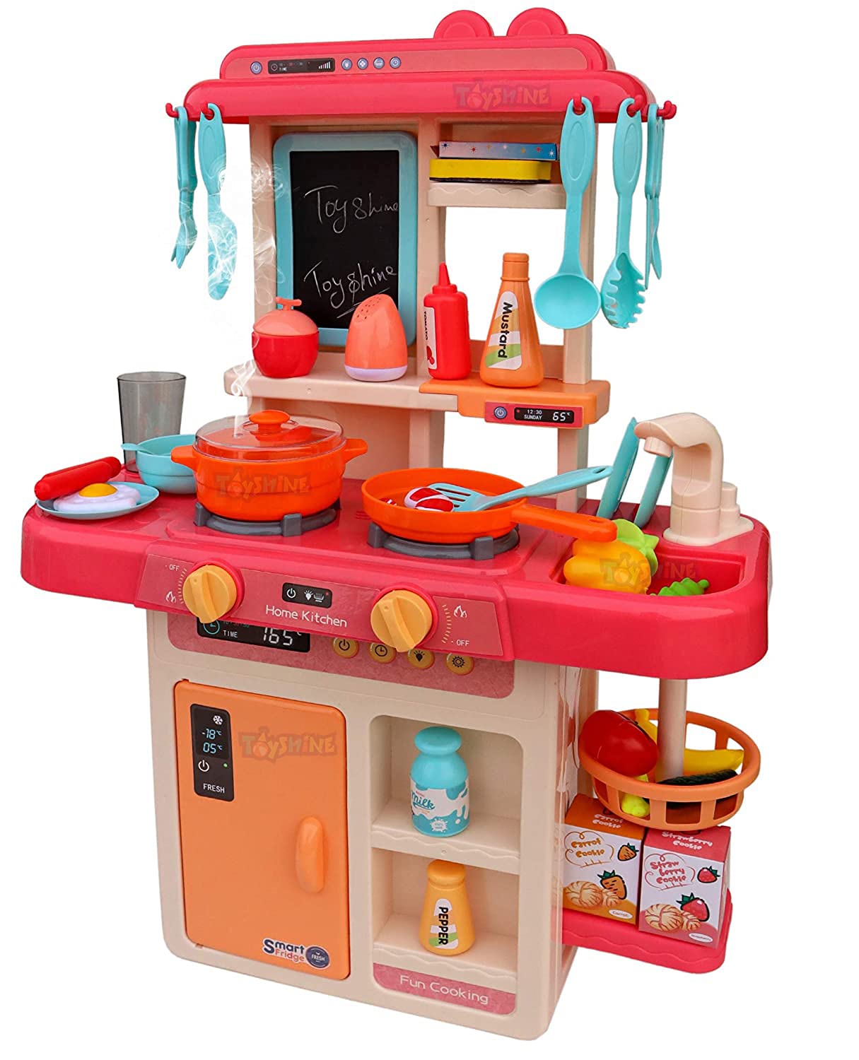 Toyshine Big 42 Pcs Mist Kitchen Set Toy Playset with Realistic Lights & Sounds, Simulation of Spray, Play Sink with Running Water, Mix Color (B08Y5V1SFG) Amazon Price History, Amazon Price Tracker