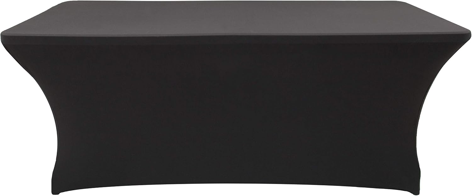 LZY Spandex Fitted Stretch Table Cover for 6 ft or 4ft or 8ft Folding Table, Rectangular Cocktail Tablecloth, Perfect for Party or Banquet : Home & Kitchen