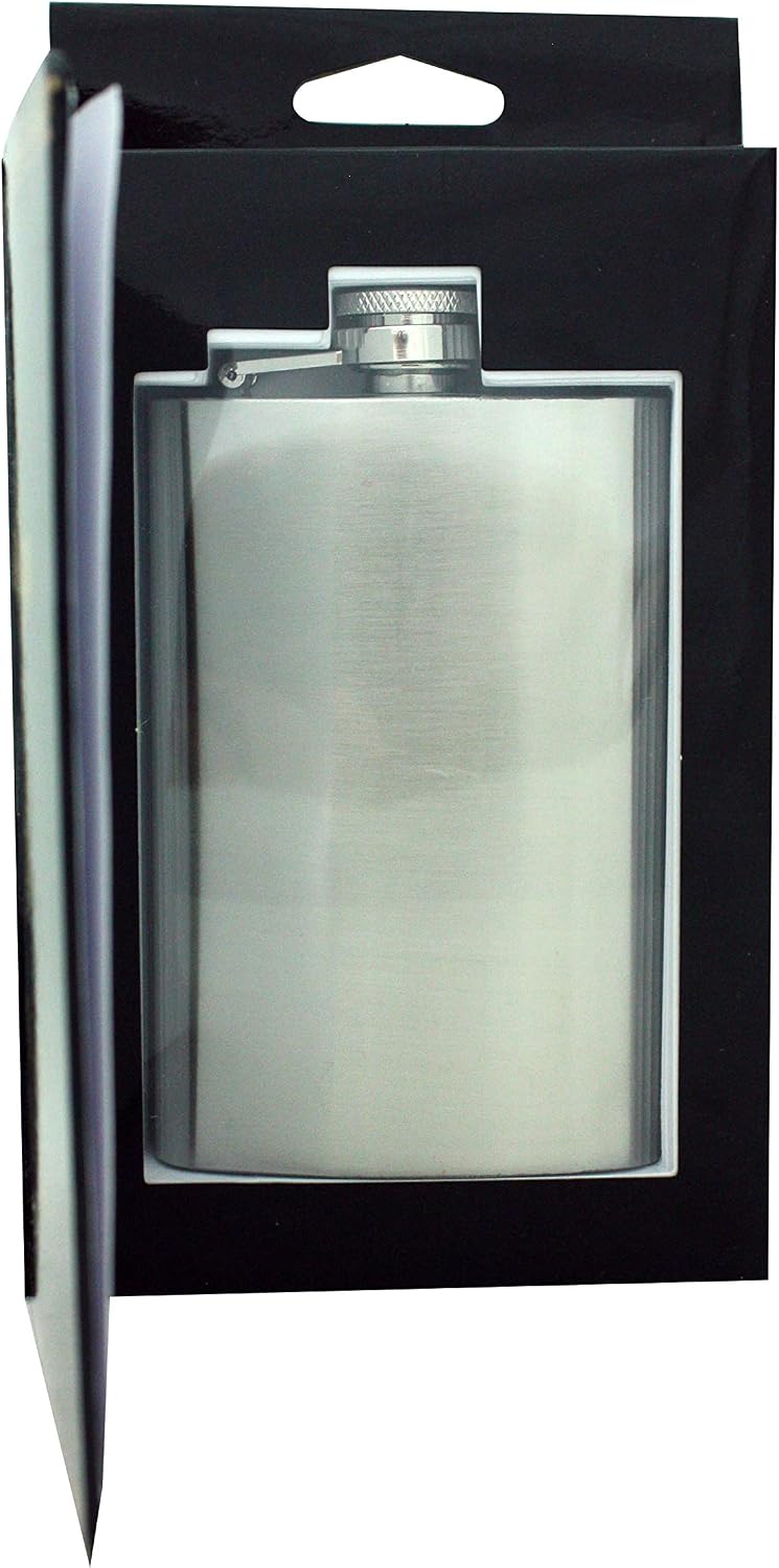 Island Dogs Bible Flask, Black