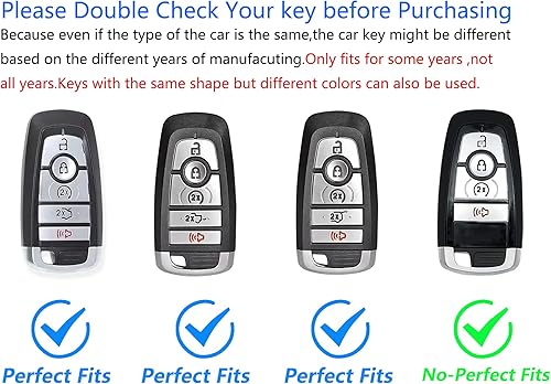 Miniatura 3 de Funda para llavero Ford con llavero, TPU suave protección de 360 grados para Mustang Fusion F150 F250 F350 F450 F551 Edge Explorer Expedition