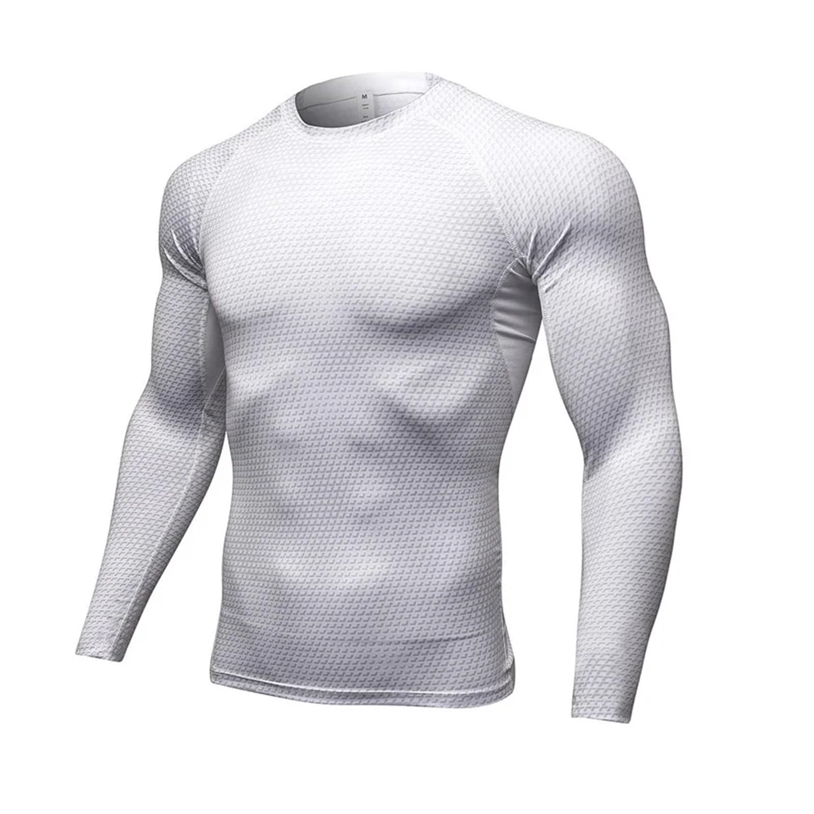 Uomo Fitness Corsa Allenamento Camicie a Maniche Lunghe Stretto Elastico Abbigliamento ad Asciugatura Rapida Camicia da Palestra Canotte atletiche per Ciclismo Fitness Allenamento Sportiva
