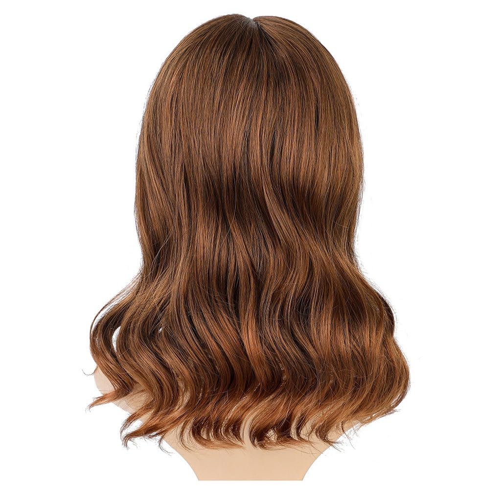 Parrucca Parrucche Capelli ricci lunghi da donna naturali realistiche alla moda a testa piena Parrucche