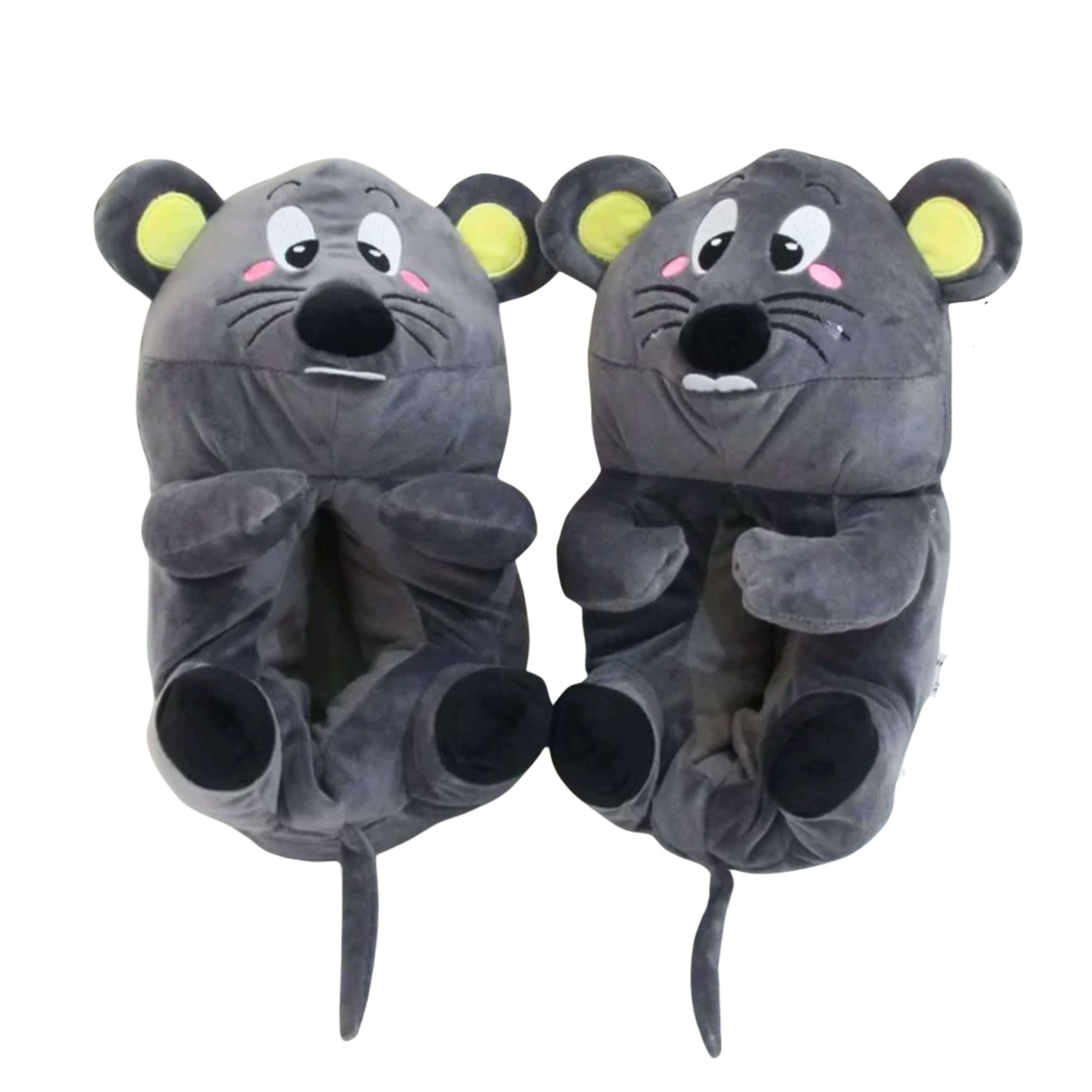 CARRY TRIP Girls Unique Animal Design Indoor Shoes Winter Wear plush Shoes Animal Fur Slipper for Adult unisex (6,7,8- UK Size) (Mouse) (B0CQ2MNNB2) Amazon Price History, Amazon Price Tracker