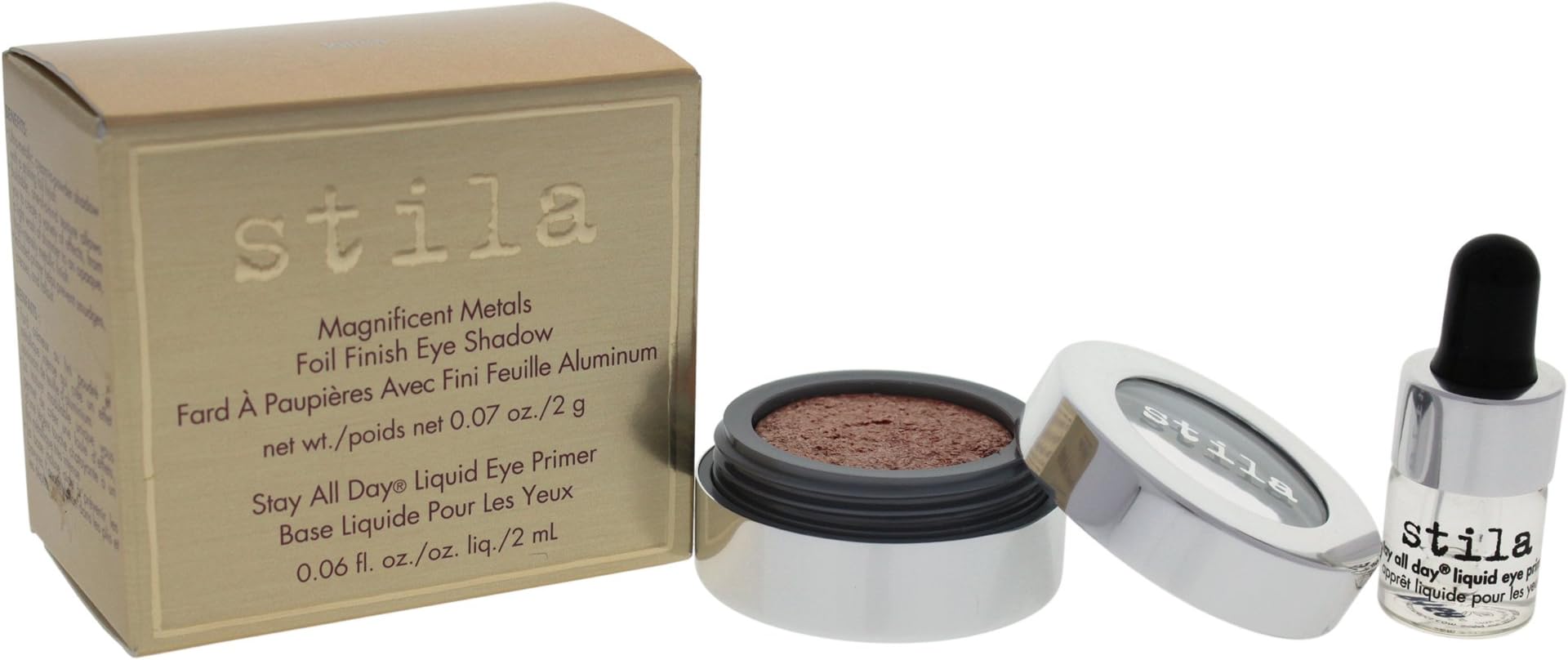 stila Magnificent Metals Foil Finish Eye Shadow for Women, Kitten, 1.458 oz., 1 Count