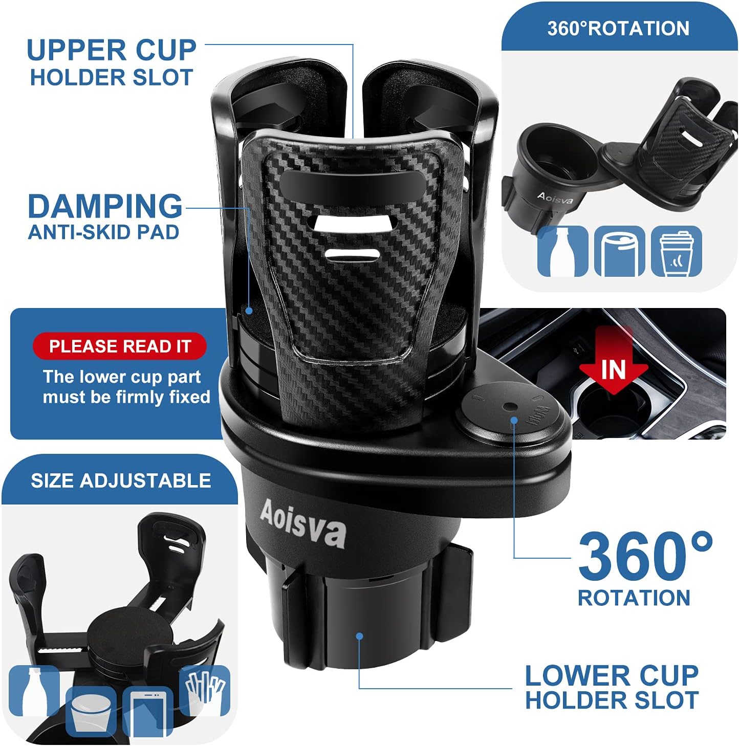 Aoisva Car Holder Expander Multifunctional Image