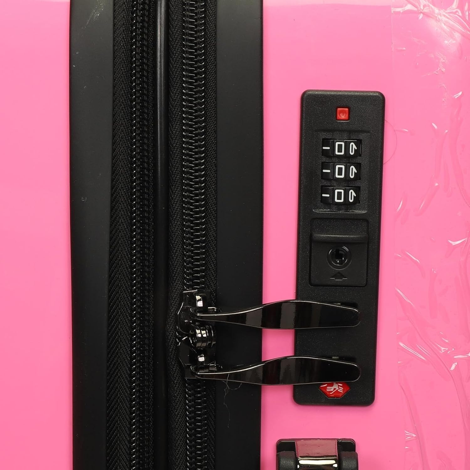 SIAM’S Hardside Expandable Spinner Wheel,Luggages, Teal, 20″ Carry-On (PINK)