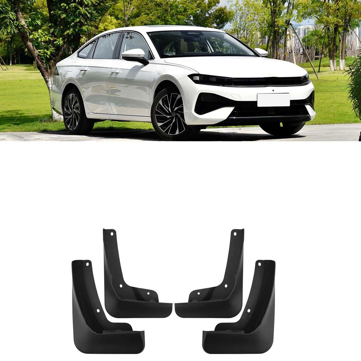 BXQDAM Car mud flaps,Compatible with VW Sagitar L Jetta 2026,Car exterior accessories