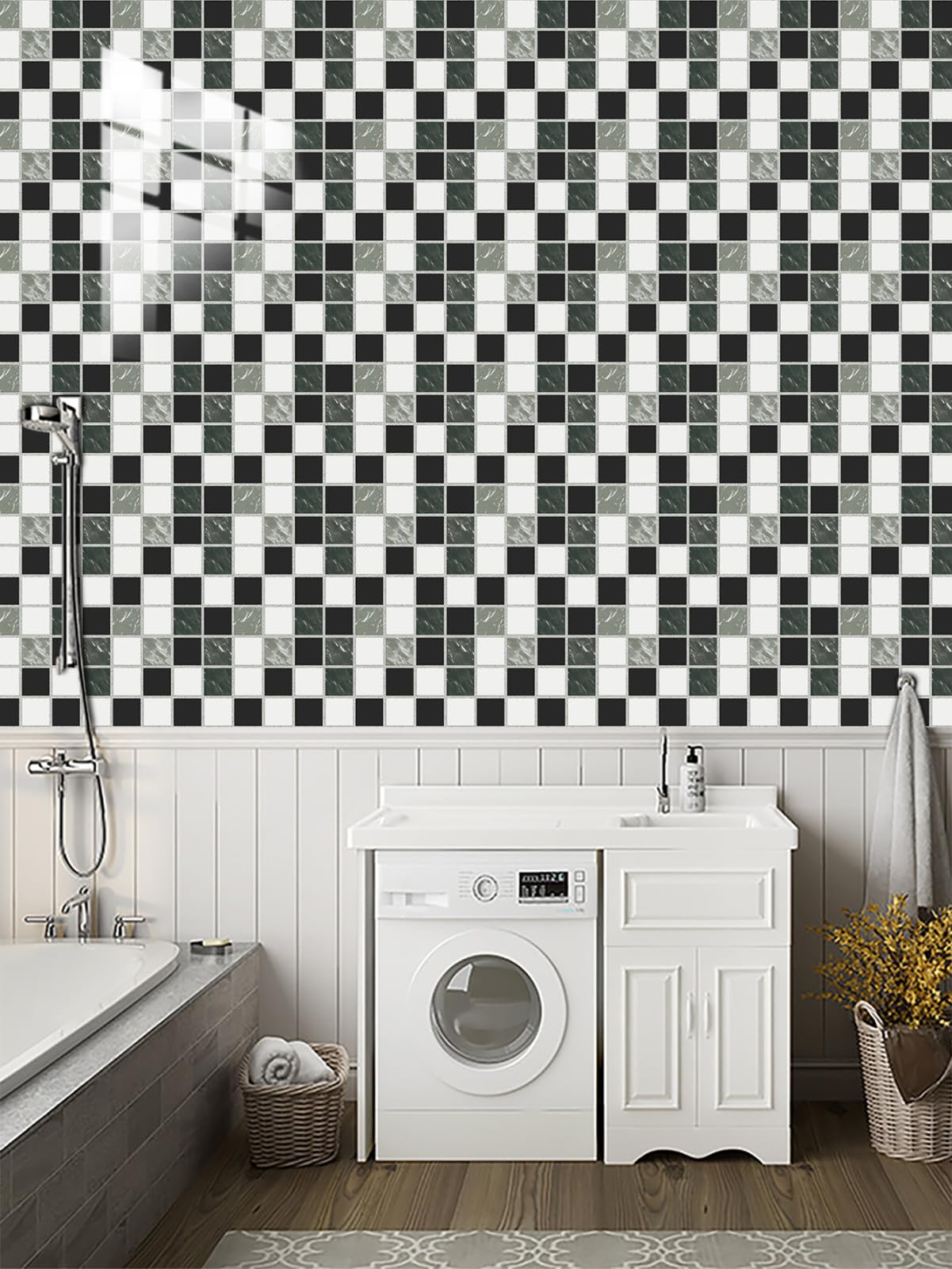Dalle Autocollante Murale, Dalle PVC Adhesive Murale, Stickers Carrelage, Autocollant Carrelage Autocollant Carrelage Autocollants Muraux Resistant A Eau 77840504