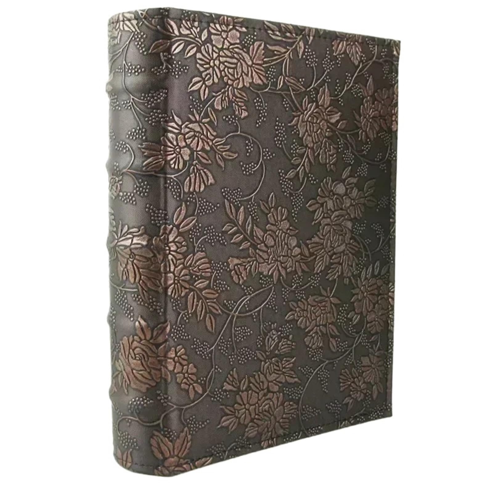 Álbum de fotos Álbum de fotos bolsillo 6 pulgadas, 4 x, 4R, con cubierta PU, estuche for guardar, regalo soldadura, libro autógrafos, carpeta tarjetas(Color-02)