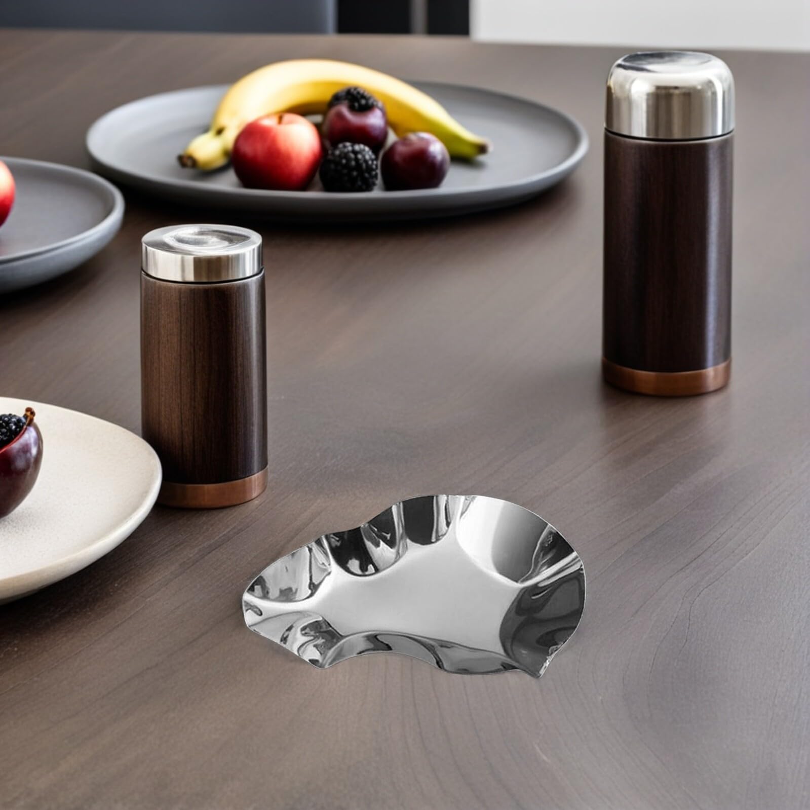Lot De 2 Supports à Louche Coquille Huître Acier Inoxydable - Service Table Élégant