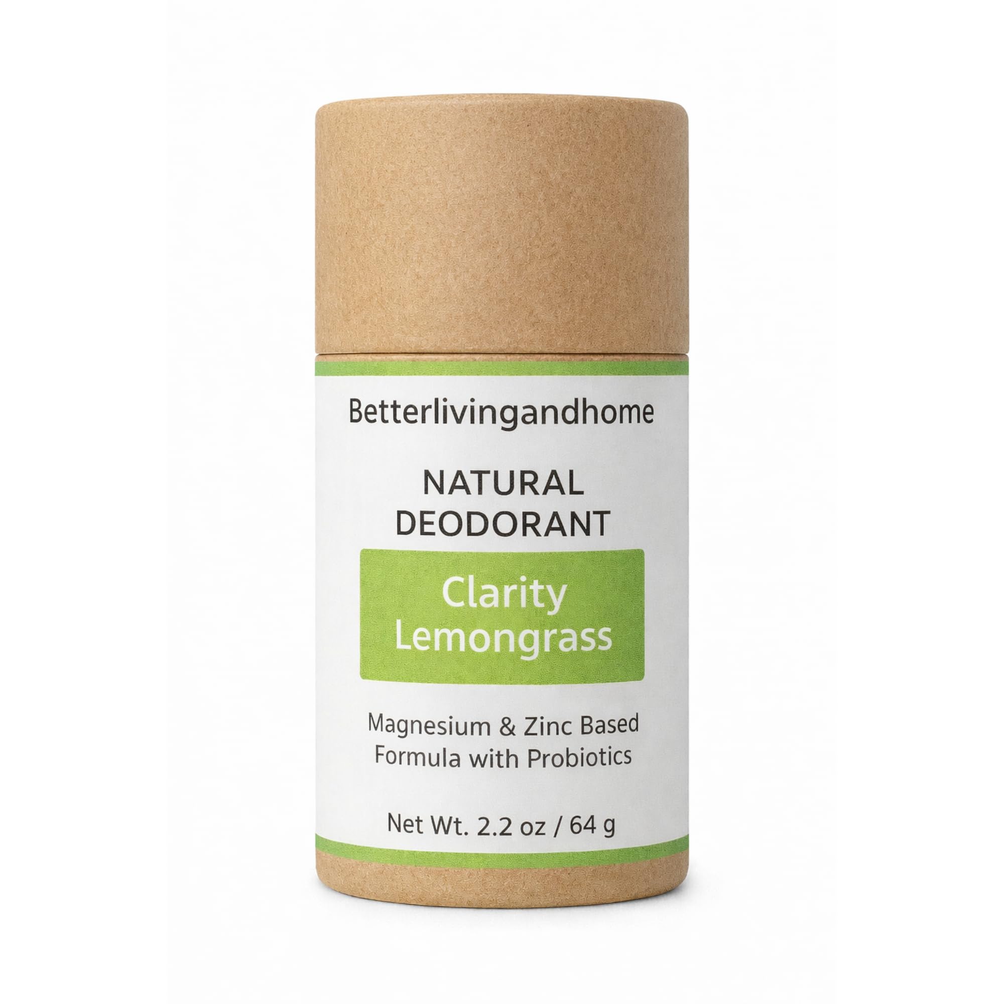 Natural Deodorant Stick - 64 gm | Probiotics + Magnesium | Deodorant for Men & Women | Natural formula and Chemical free| Good for all skin types | Essential Oils Scented (Lemongrass)-picture-17