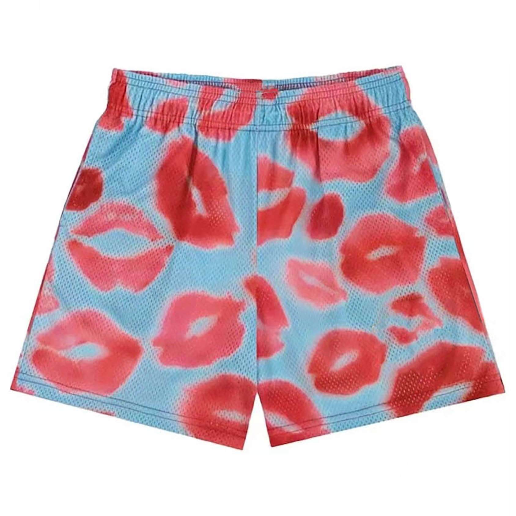 DIOTSR Mens Skyline Graphic Shorts Casual Streetwear Cool Basketball Shorts Running Workout Shorts with Pockets