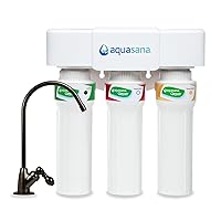 Vista 15 de Sistema de filtro de agua Aquasana para debajo del fregadero - Reduce PFAS, plomo y cloro en el agua potable - Filtración de clarium para la cocina