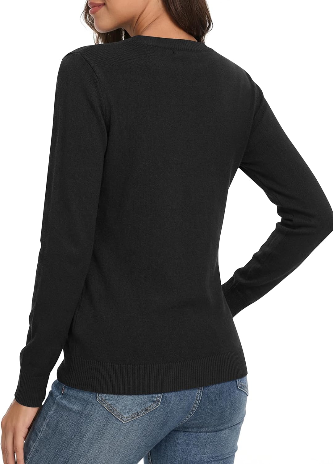 LaGracia Womens Wool Blend Crew Neck Long Sleeve Lightweight Fall Sweater 2026 - Image 5