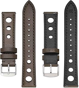Amazon.co.jp: [BISONSTRAP] 時計バンド 18mm オイルワックス