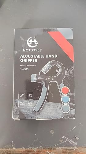 Miniatura 8 de HCT STYLE Hand Exercises For Grip Strength Trainer Forearm Strengthener Adjustable Gripper 11-132 Lbs Hand Strengthening Devices For Gym Home And