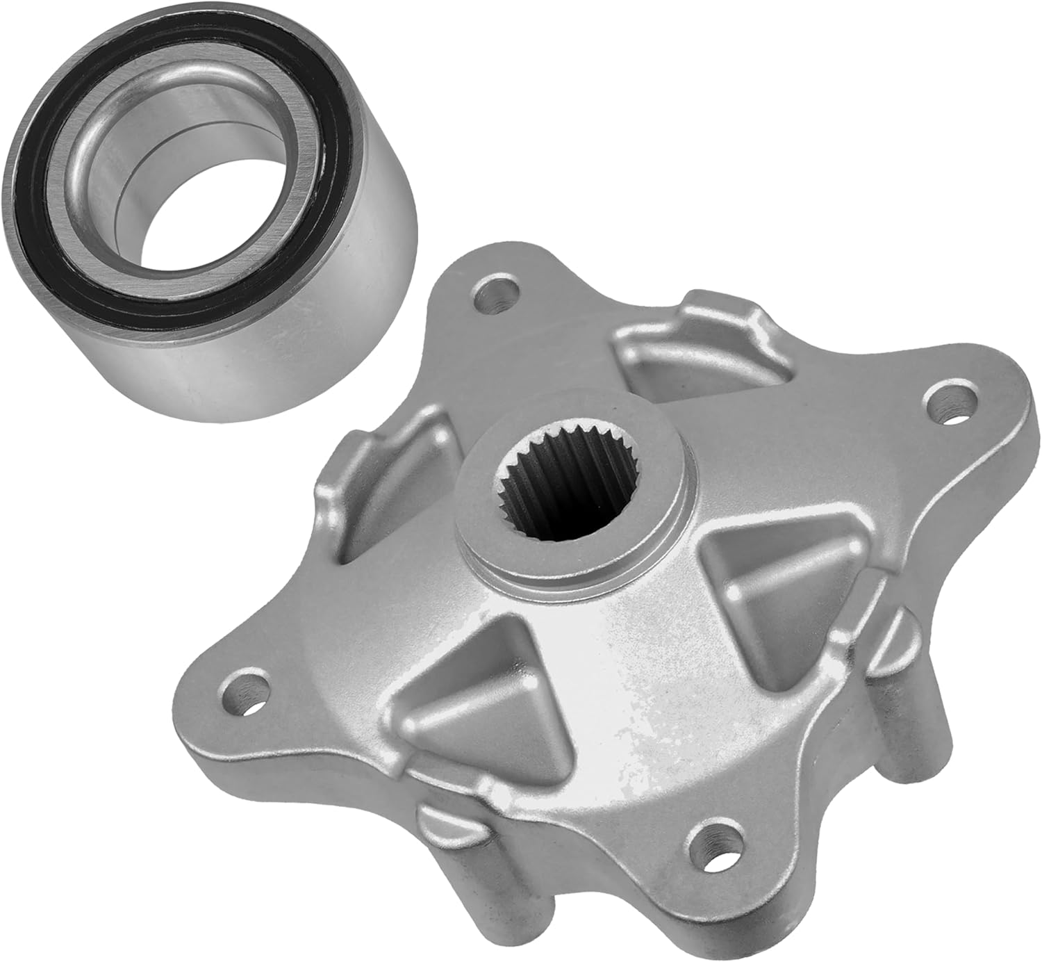 Caltric Rear Wheel Hub Compatible with Polaris Polaris Ranger 900 4X4 Diesel/Crew 900 4X4 Diesel 2011-2014