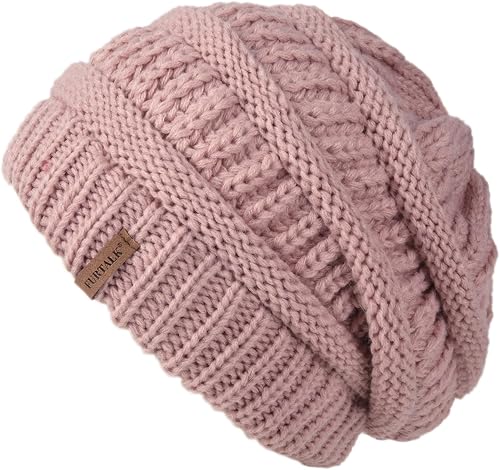 FURTALK Womens Winter Slouchy Beanie Hat Knit Warm Winter Hats for Women Soft Stretch Ski Cap Ladies Beanies