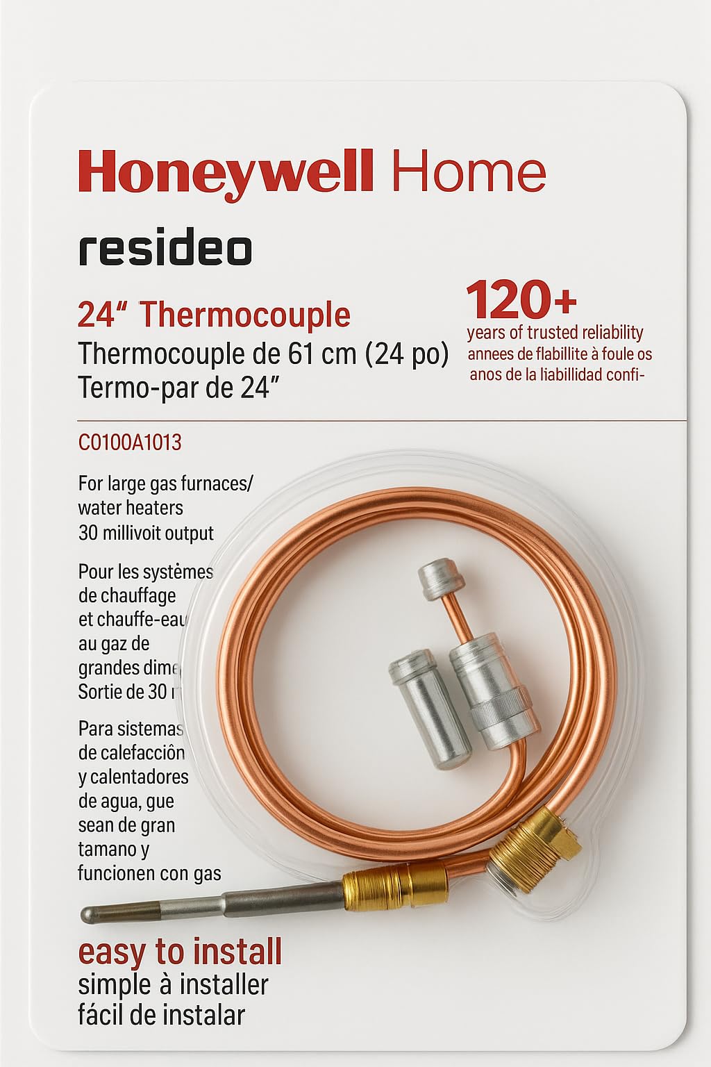 Honeywell 24-inch Universal Thermocouple