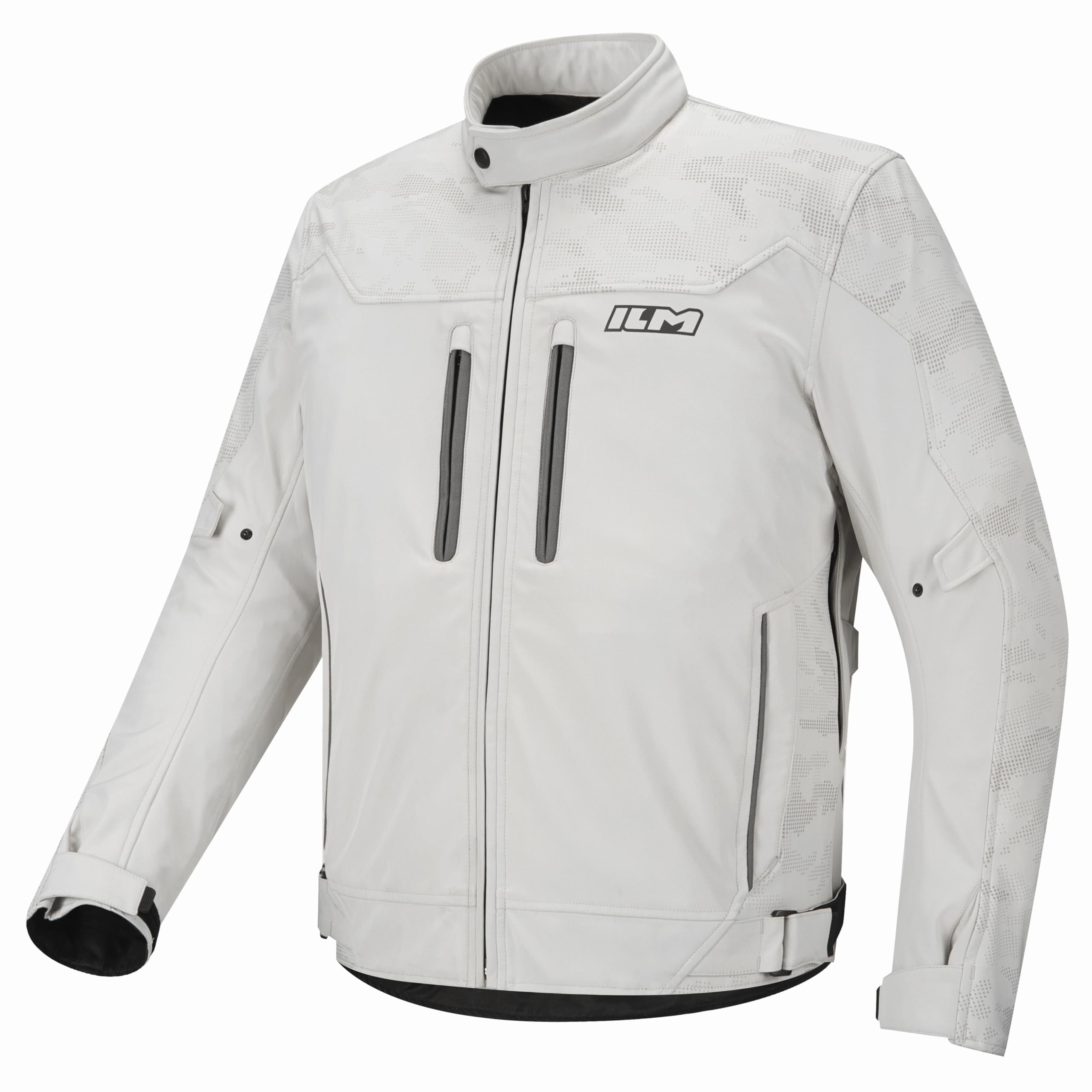 ILM Motorcycle Riding Jacket JRF4 (White)