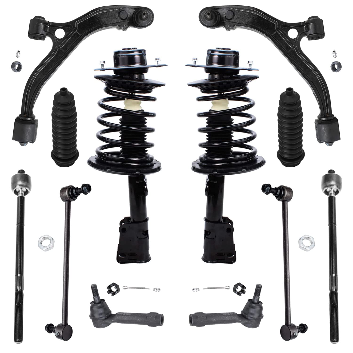 Front Axle TRQ Front CV Axle Shaft Assembly Set Compatible With 2008-2010 Chrysler Town Cv Axel - Foto 3