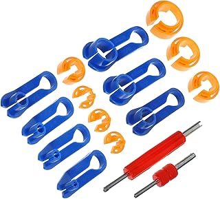 GANAZONO 1 Juego Extractor De Tubos De Aire Acondicionado Herramientas Mecánicas para Automotriz Herramienta De Desconexión Herramienta De Abrazadera De Manguera Automotriz Plástico Azul