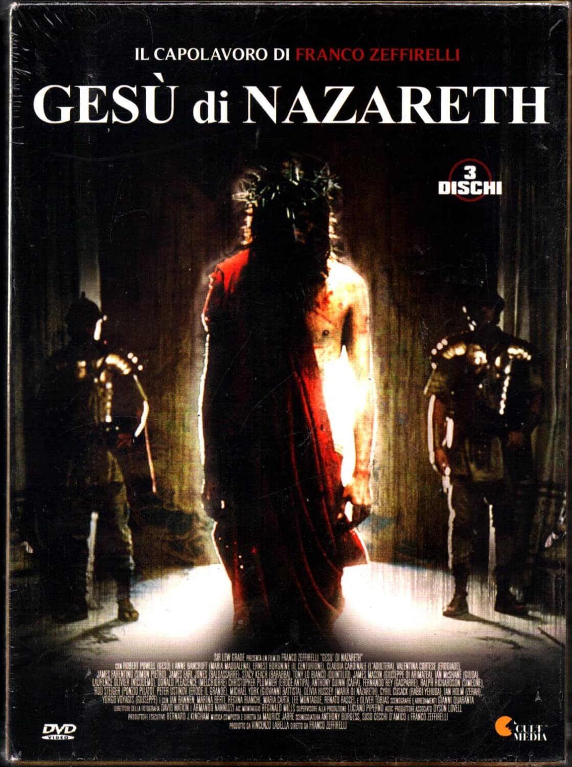 Gesù di Nazareth 3 DVD de la serie italiana de Franco Zeffirelli