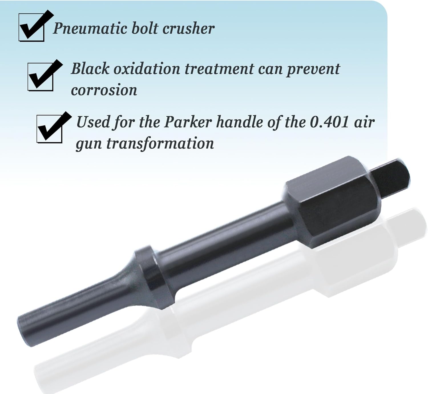 32029 Air Hammer Socket Adapter,37315 3/8" & 37316 1/2" Shake 'n Break Pneumatic Hammer Bolt Breaker Air Hammer Attachment 2pcs