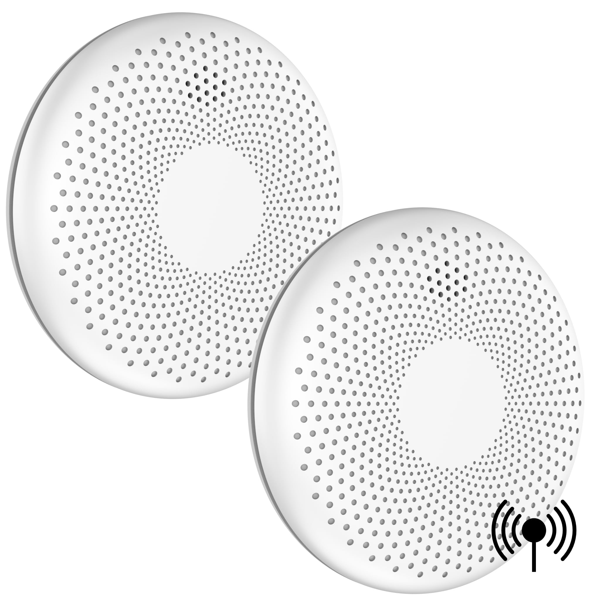 Aroha Link Interlinked Smoke Alarm and Carbon Monoxide Alarm - 10 Year Battery - Interconnected Combination Fire Alarm & CO Detector - 2 set