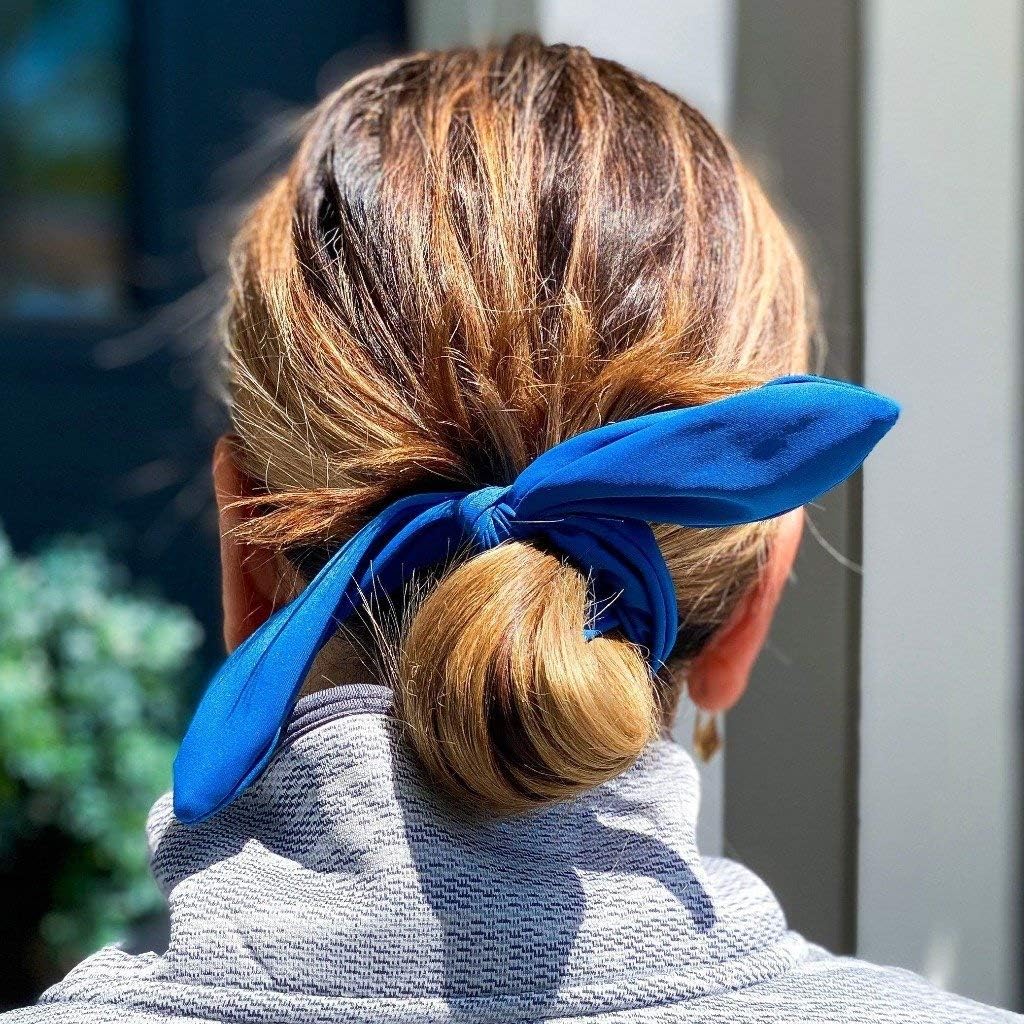 🔥 Flаѕh Sаlе invisawear Smart Jewelry - Personal Safety Device - Blue Scrunchie