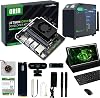 Yahboom Jetson Orin Nano 4GB Developer Bot Kit for AI Robots, 15.6-Inch Touchscreen Jetson Case, USB Camera, Wireless Keyboard and Mouse, Supports Artificial Intelligence Electronics Kit SUPER Update