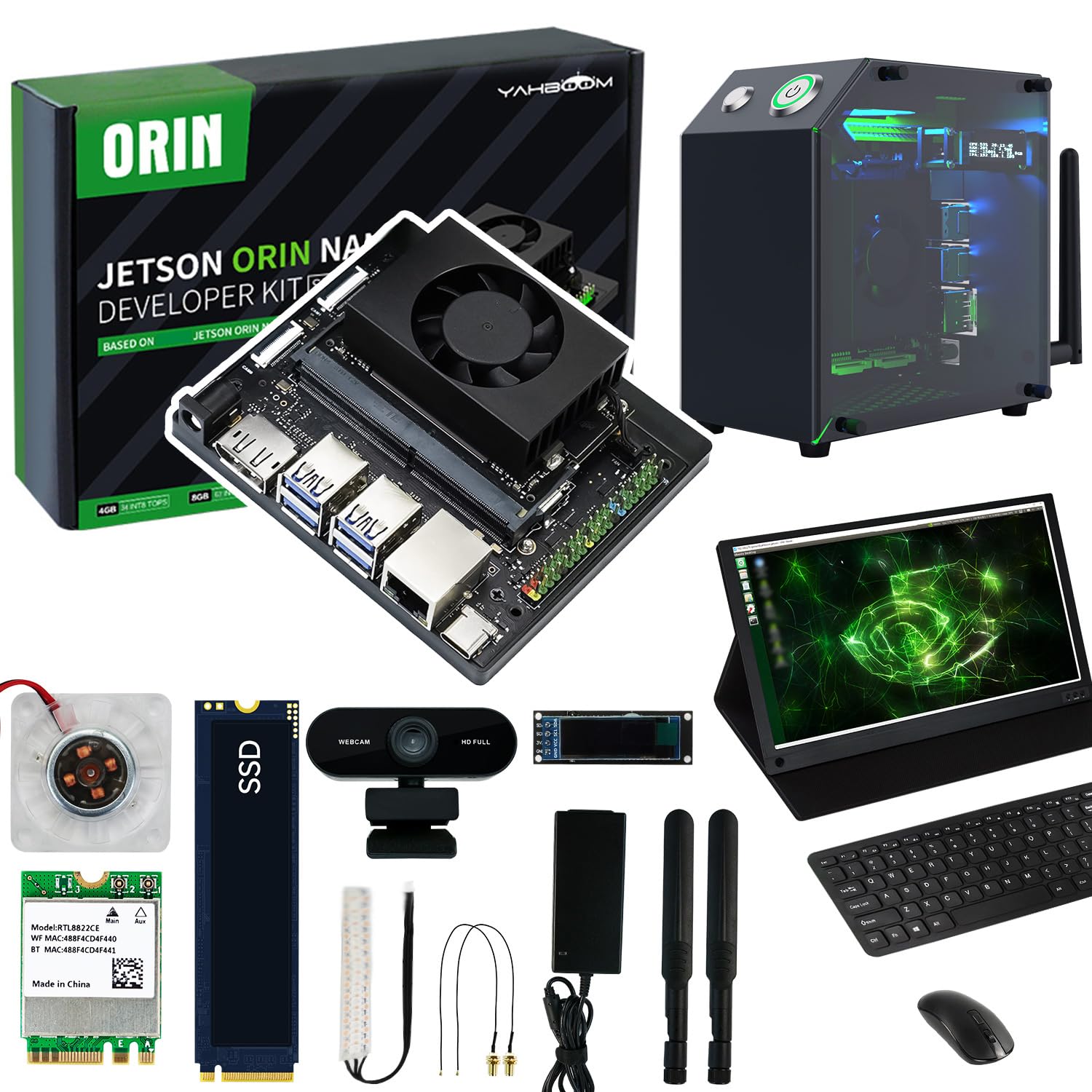 ミニPC NVIDIA Jetson Nano Developer Kit 4gb Amazon.com: Yahboom Jetson Orin Nano 8GB SUB Developer Kit