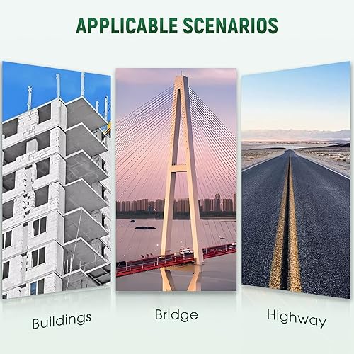 Miniatura 5 de Antstone Probador de martillo de rebote concreto Martillo Schmidt Hammer Medidor de prueba de resistencia mecánica 10-60Mpa (1450-8702psi)