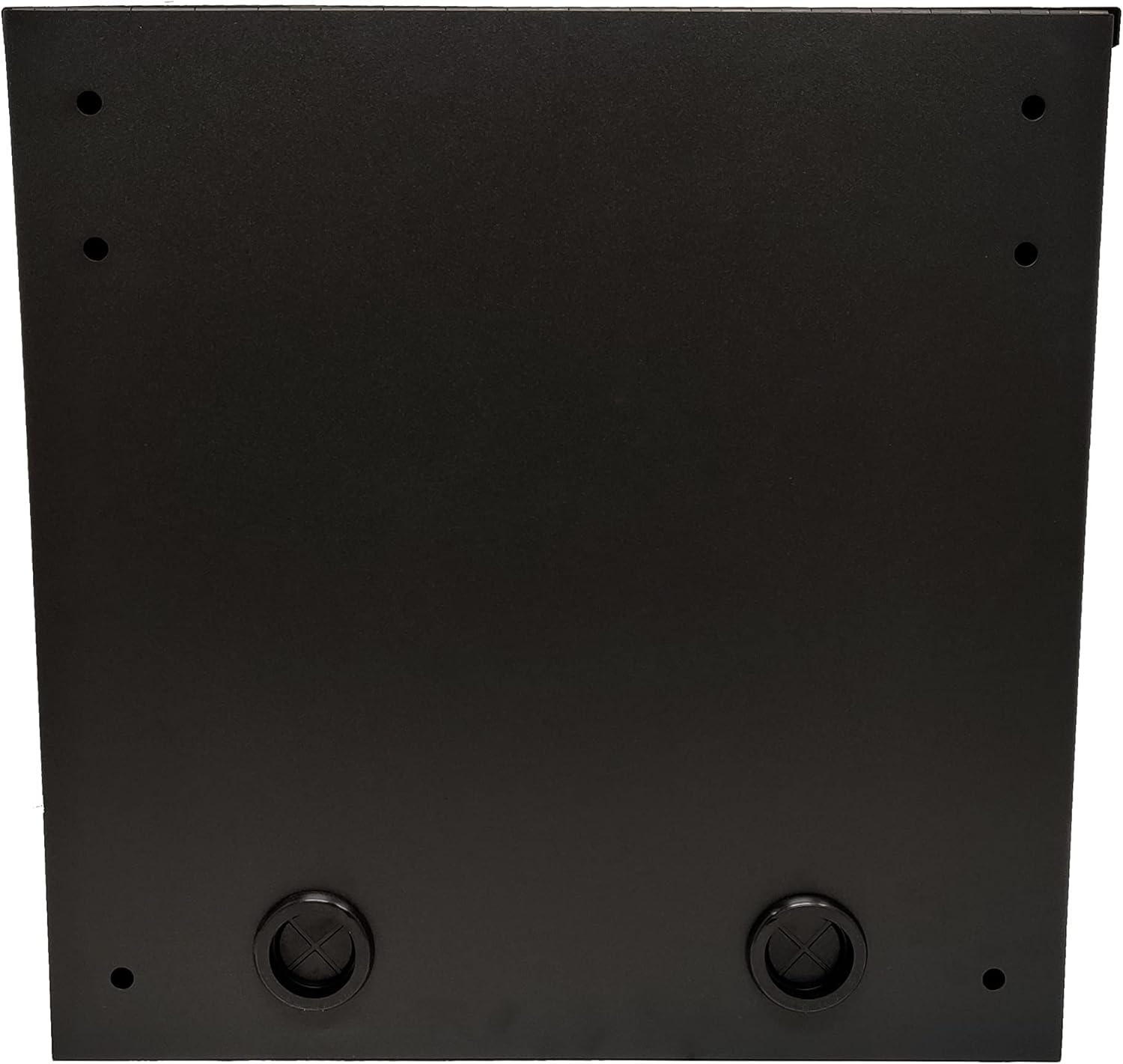 Tricom Black Heavy Duty 16 Gauge Steel DVR Security Lockbox with Fan and Key 18" x 18" x 5"
